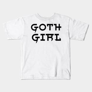 Goth girl Kids T-Shirt